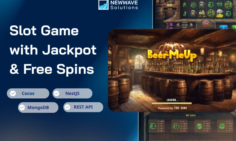 Modern Web Slot Game with Jackpot & Free Spin Features