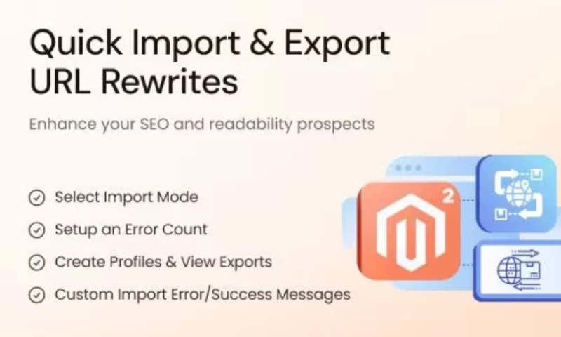 FMEextensions - Magento 2 Import Export URL Rewrites Extension
