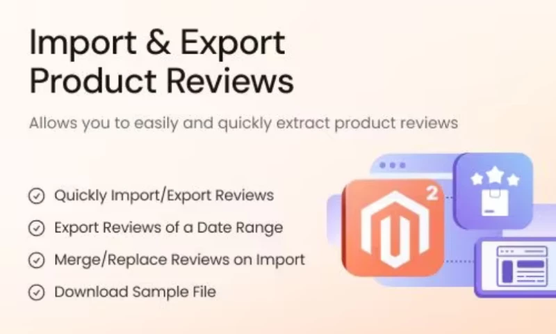 FMEextensions - Magento 2 Product Reviews Import Export Extension