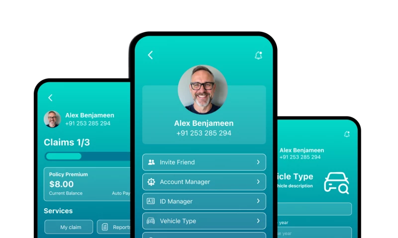 Cross-platform insurance app for drivers