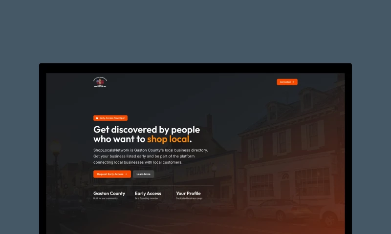 ShopLocalsNetwork: Local Commerce Platform