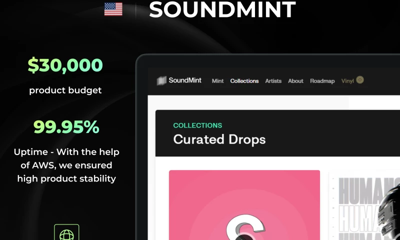 SoundMint - Music NFT Minting Website Development