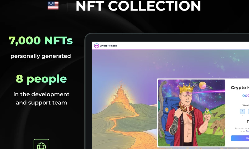 CryptoNomadic - White-label NFT marketplace development