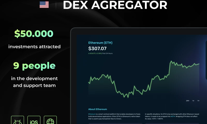 OmiSoft - DEX Aggregator - White Label Decentralized Crypto Exchange