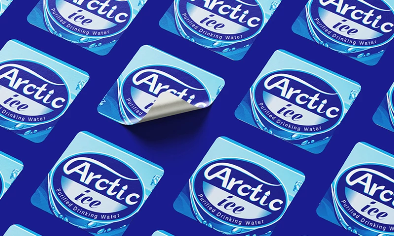 Deprint Kenya - Arctic Water Label design