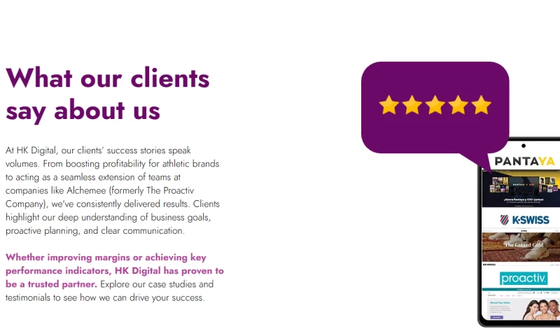 HK Digital LLC - Case Studies & Testimonials