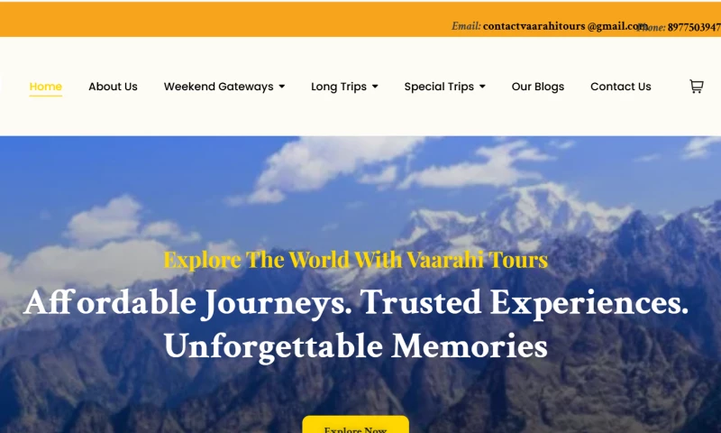 The Website Makers - Varahi Tours