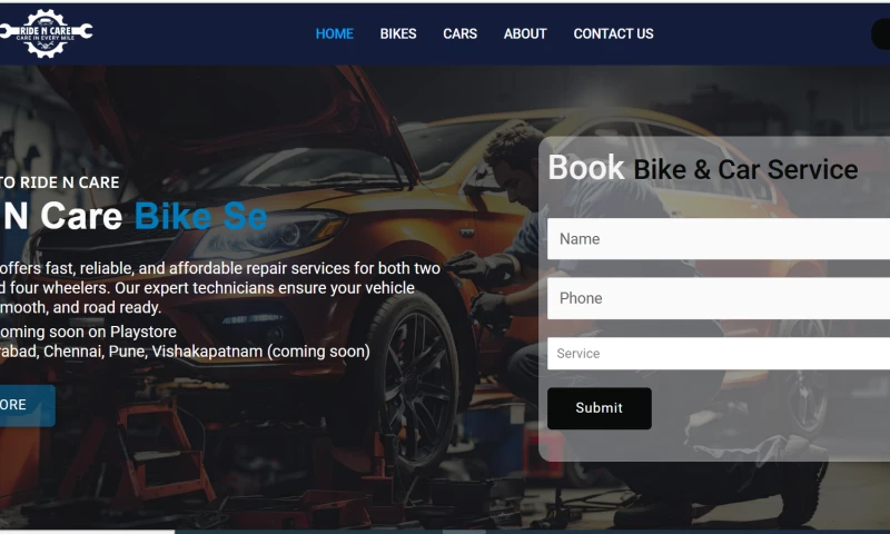The Website Makers - Ride N Care