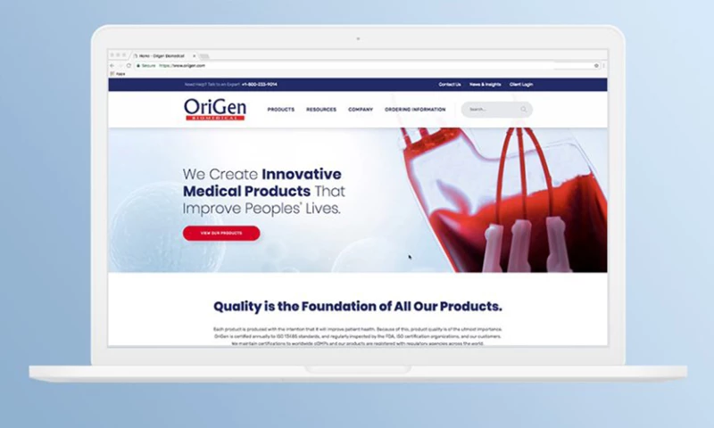 HMG Creative - Origen Biomedical