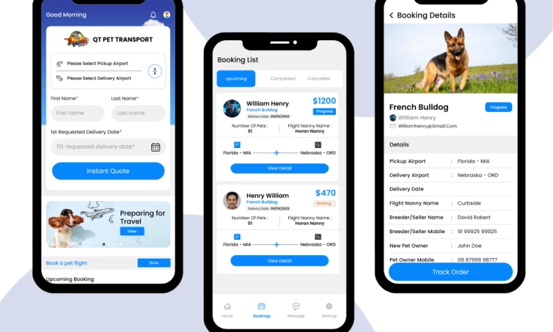 Expertinasia - QT Pet - Pet Transportation Platform