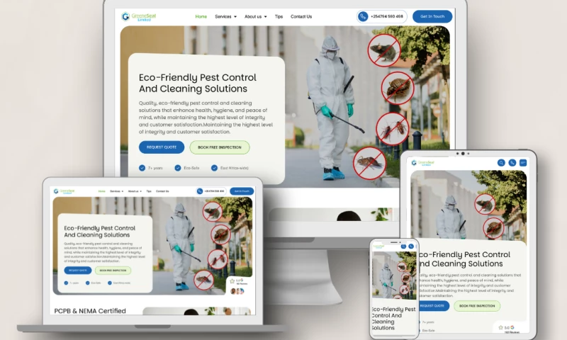 Nomfro Technologies - Greeneseal Limited Eco-Friendly Pest Control, Cleaning & Fumigation Services