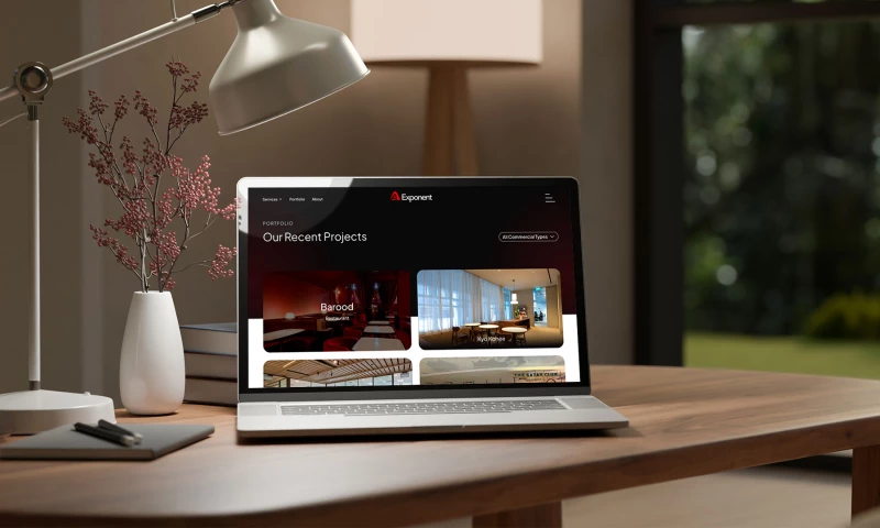 Website Design and Development For Exponent