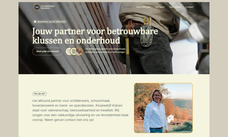 The Cloudfairy - Brand & Website Handyman Business Krijnen