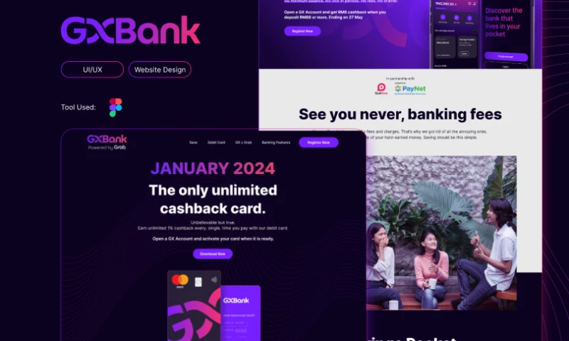 GXBank Malaysias First Digital Bank Website Design
