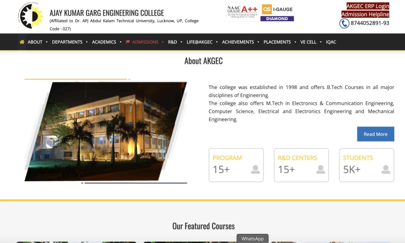 Grovyn - Admission Portal Backend & Database System