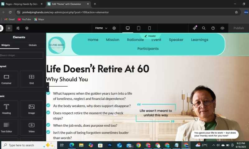 Digital Builder Marketing Service - join helping hands