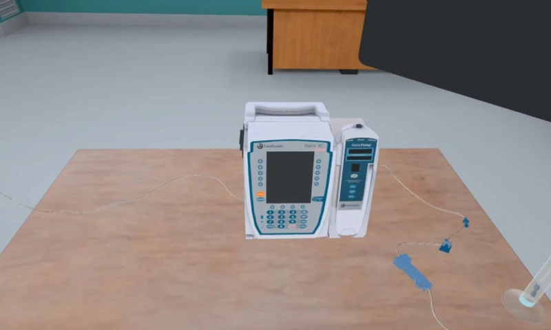 Aura Interact - VR Safety Training - Alaris Pump