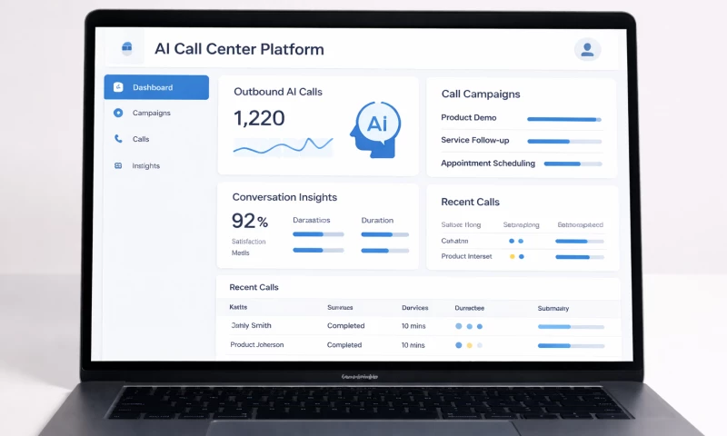 AI-Powered Call Center Platform (Web-based SaaS)