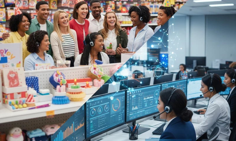 Call Center Services for Party City Retailer