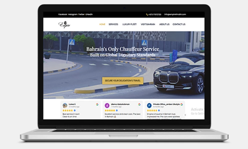 Website Development for Limousine Service Company
