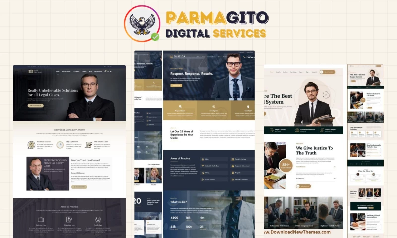 Parmagito Digital Services - Law Firm Website Development for a Legal Services Firm