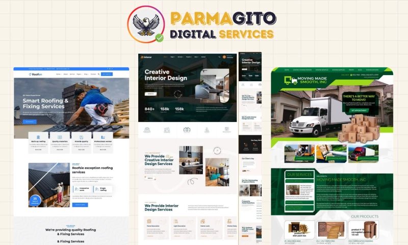 Parmagito Digital Services - Manufacturing Website Development for an Industrial Services Company