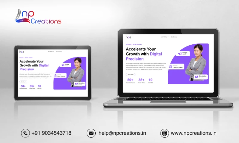 NP Creations - HAE Digital Website Development