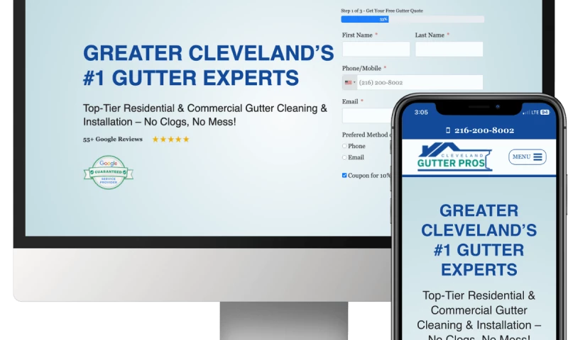 Cleveland Gutter Pros Website