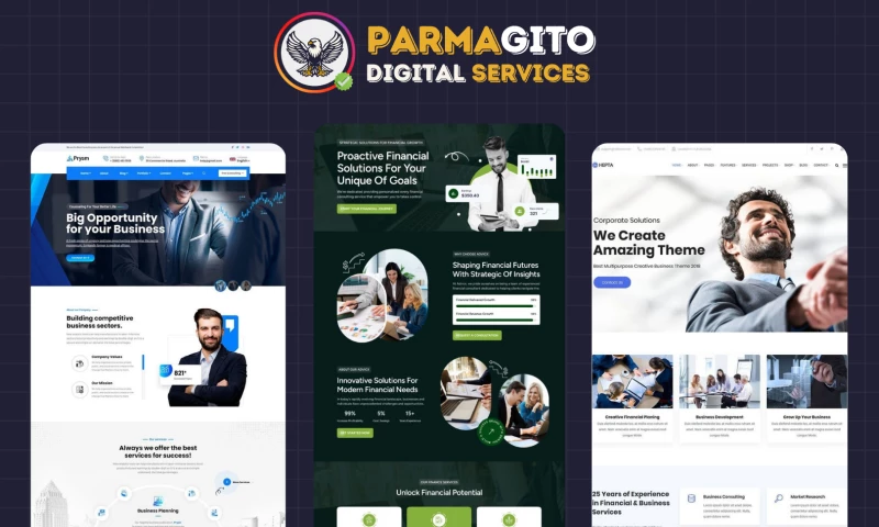 Parmagito Digital Services - Corporate Website Development for an IT & Technology Company
