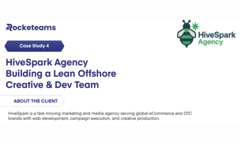 Rocketeams - HiveSpark Agency Building a Lean Offshore Creative & Dev Team