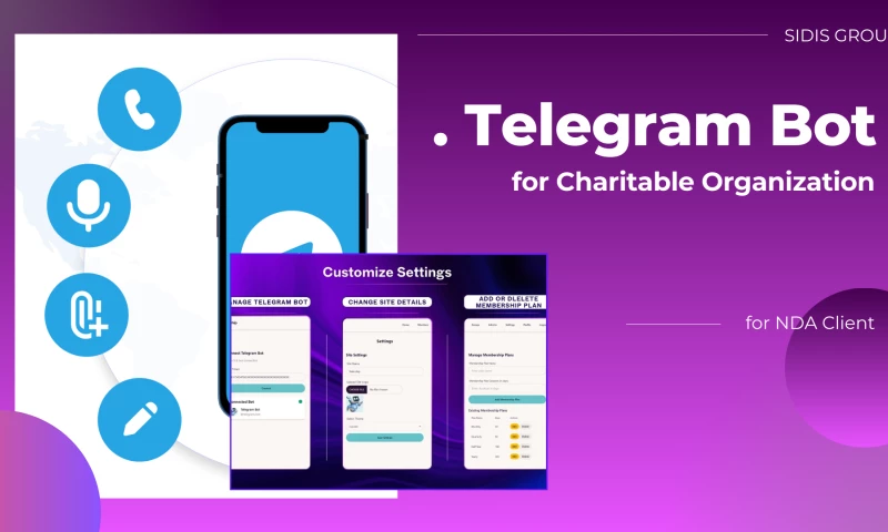 Sidis Group - Charity Organization Bot