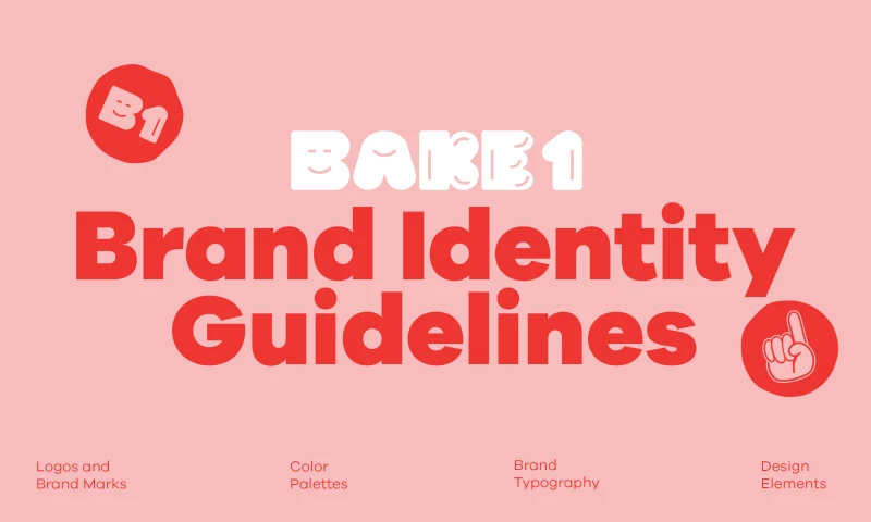 Brand Identity Guidelines, Logo Design & Visual System | BAKE 1