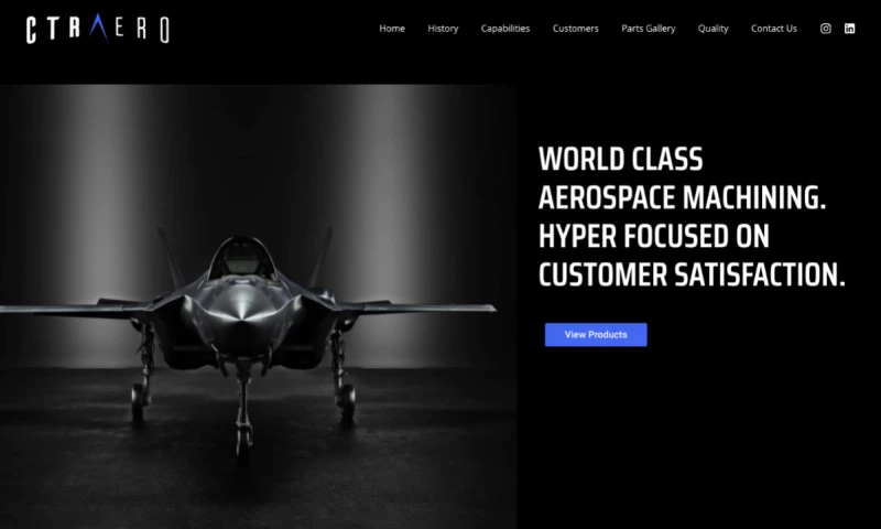 Agency Partner Interactive - CTR Aerospace: Custom Web Design & Branding