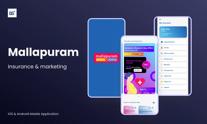 Diggi Growth - Mobile application for Insurance client