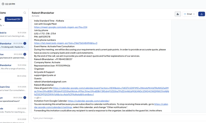 Sourcedesk - Actyvate AI