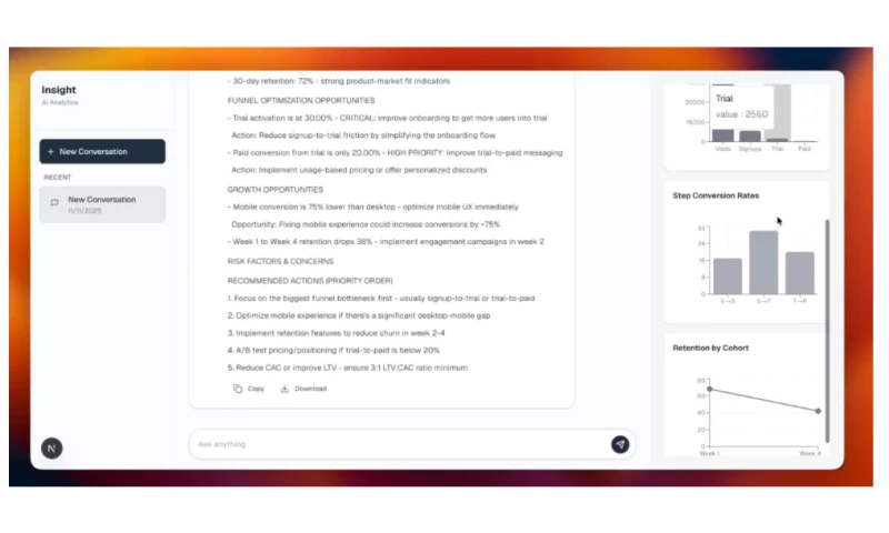 Insight: Agentic Data Analysis Engine