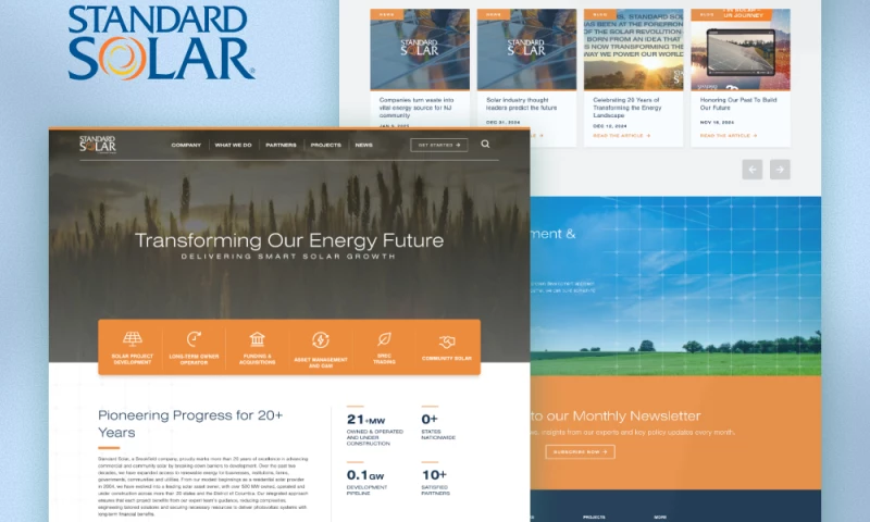 Standard Solar Website & Marketing
