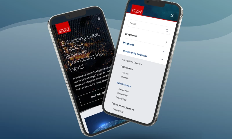 New Target, Inc. - KVH Website Redesign
