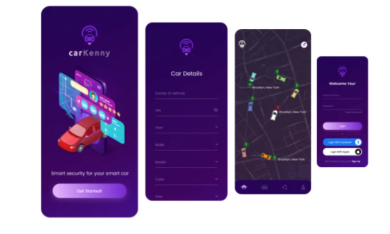 On-Demand Car Tracking App (CarKenny)