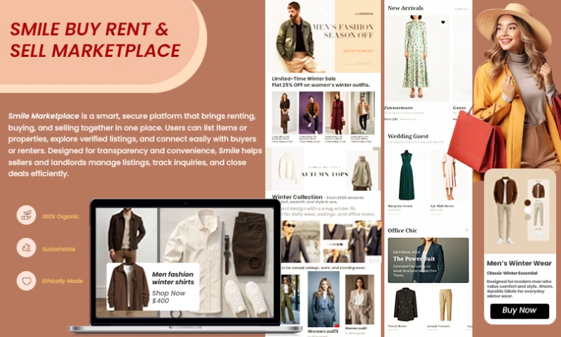 Smile Buy, Rent & Sell Marketplace App