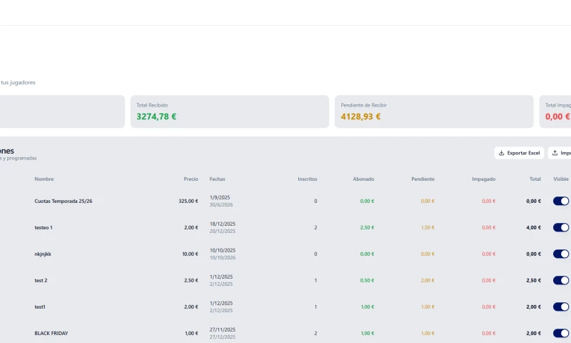 EvoTeam - Football Club Management Platform