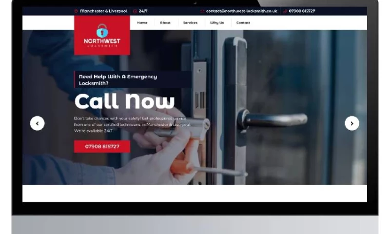 NorthWest Locksmith - UK - Web Design