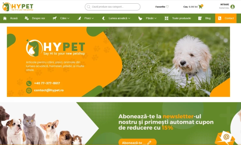 WebsitExpo - Say Hi to your new petshop - HYPET