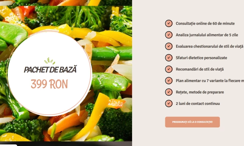 WebsitExpo - A Seamless Online Nutrition Experience