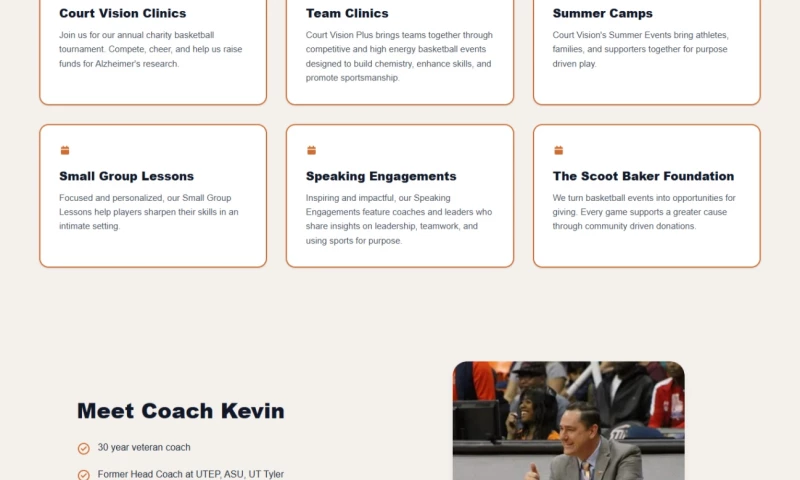 Web Designer Factory - Court Vision Plus