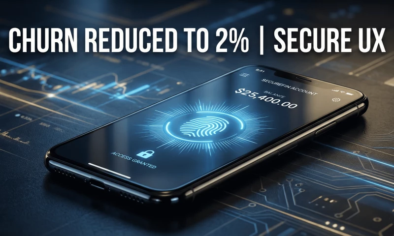Singleton Techs - Fintech Mobile App: Churn Reduced to 2% & Biometric Security