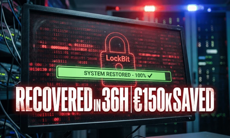 Singleton Techs - Ransomware Rescue: System Recovery in 36h & 150k Saved