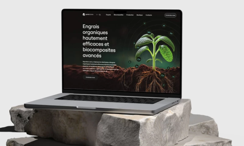 Aksamit Projects - Saproterra Website Development