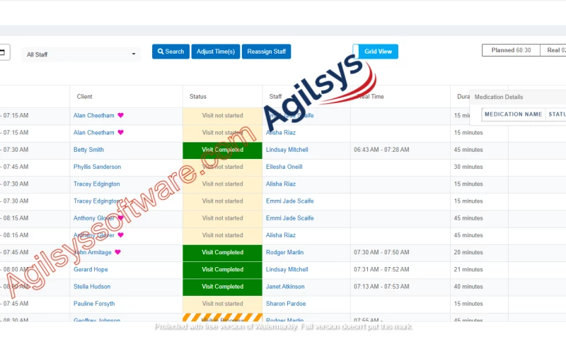 Agilsys Software Labs Private Limited - Roster Management & Scheduling Application