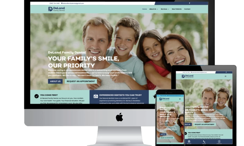Titan Web Agency - DeLand Family Dental Website